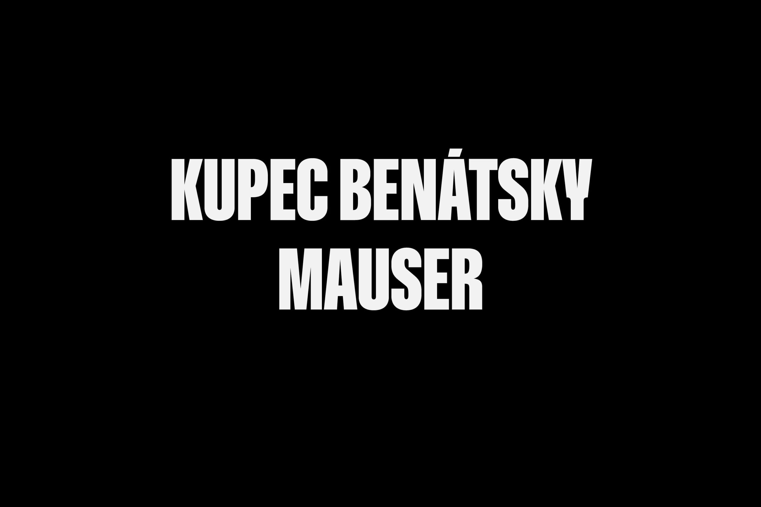 Kupec benátsky/Mauser
